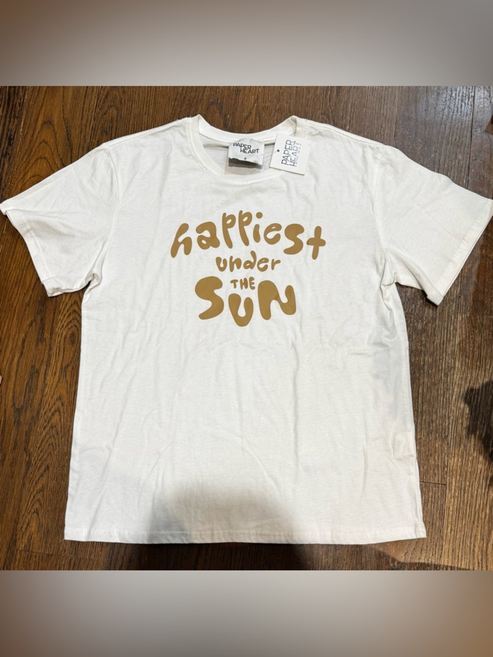 NWT Happiest Under The Sun Graphic Tee